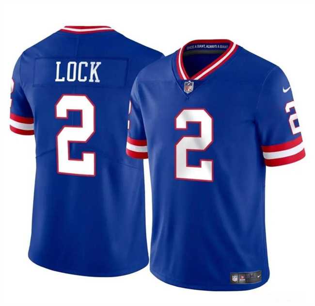 Men & Women & Youth New York Giants #2 Drew Lock Blue Throwback Vapor Untouchable Limited Football Stitched Jersey,We sell and wholesale Men & Women & Youth New York Giants #2 Drew Lock Blue Throwback Vapor Untouchable Limited Football Stitched Jersey on line form chian!
